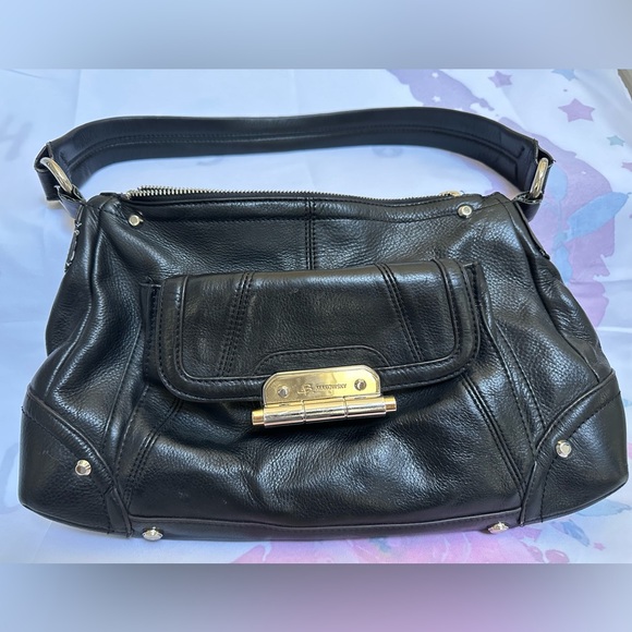 B. Makowsky black purse - Picture 1 of 9